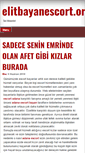 Mobile Screenshot of elitbayanescort.org